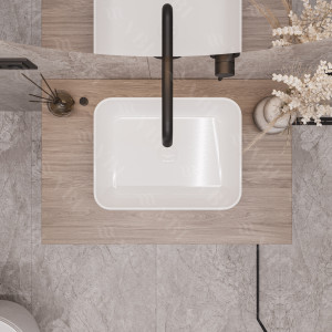 Умывальник VBI PALERMO S WHITE накладной VBI-012301 фото