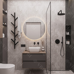 Умывальник VBI PALERMO S WHITE накладной VBI-012301 фото