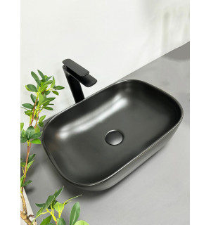 Умывальник VBI RAVENNA BLACK MATT накладной VBI-011203 фото