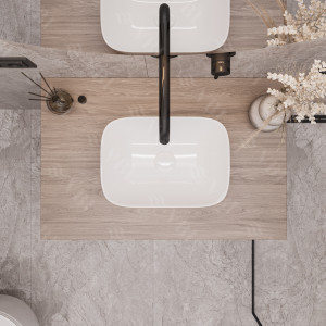 Умывальник VBI RAVENNA S WHITE накладной VBI-011201 фото