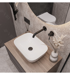 Умывальник VBI RAVENNA WHITE накладной VBI-011200 фото