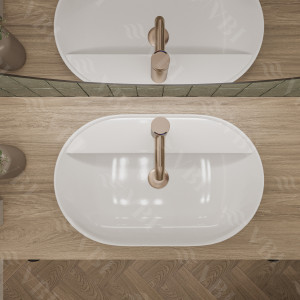 Умывальник VBI TERNI WHITE накладной VBI-011800 фото