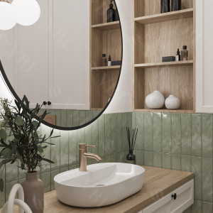 Умывальник VBI TERNI WHITE накладной VBI-011800 фото