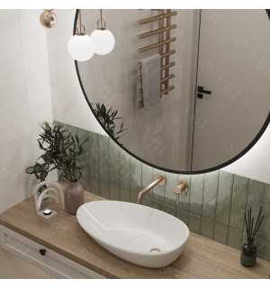 Умывальник VBI TRENTO 65 WHITE накладной VBI-011901 фото