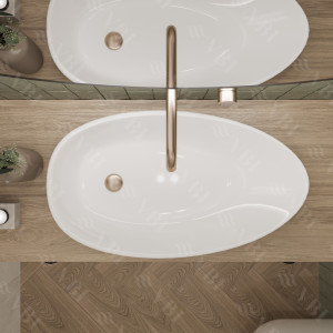 Умывальник VBI PALERMO WHITE накладной VBI-012300 фото