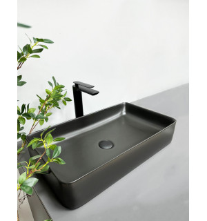 Умывальник VBI TRIEST BLACK MATT накладной VBI-012701 фото