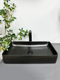 Умывальник VBI TRIEST BLACK MATT накладной VBI-012701 фото