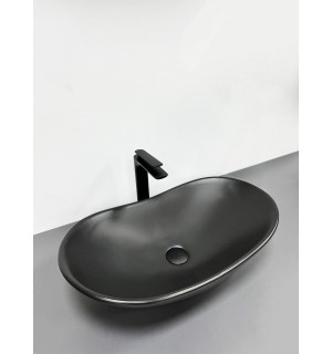 Умывальник VBI TURIN BLACK MATT накладной VBI-011502 фото