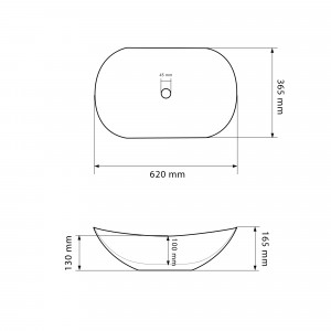 Умывальник VBI TURIN SAND MATT накладной VBI-011504