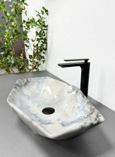 Умывальник VBI VENEZIA S WHITE накладной VBI-012401 фото