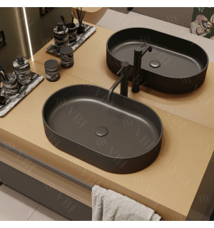 Умывальник VBI VERONA 60 BLACK MATT накладной VBI-011303 фото