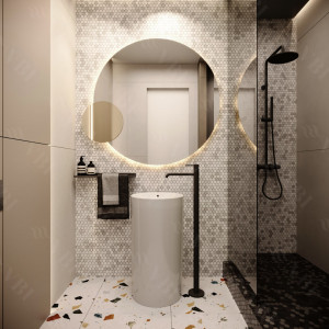 Умывальник VBI MATERA WHITE напольный VBI-019001 фото