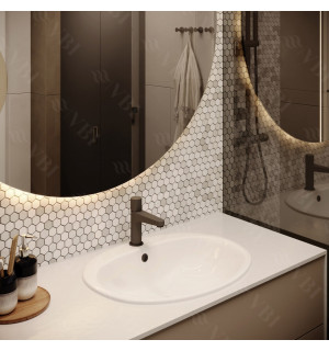 Умывальник VBI SALERNO WHITE врезной VBI-018000 фото