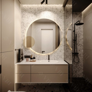 Умывальник VBI TRIEST BLACK STONE MATT накладной VBI-012703 фото