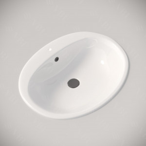 Умывальник VBI TRIEST BLACK STONE MATT накладной VBI-012703 фото