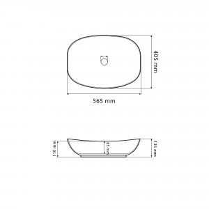 Умывальник VBI MONZA WHITE врезной VBI-018003 фото