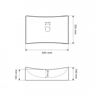 Умывальник VBI VIAREGGIO M WHITE накладной VBI-016202 фото