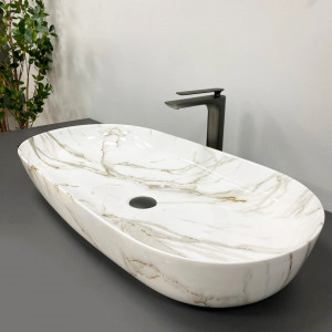 Умывальник VBI VIAREGGIO M WHITE накладной VBI-016202 фото