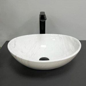 Умывальник VBI PARMA MARBLE NATURE GLOSSY накладной VBI-011007 фото