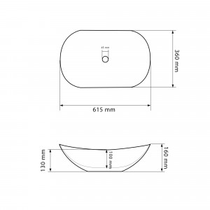 Умывальник VBI VERONA 50 BLACK MATT накладной VBI-011317 фото