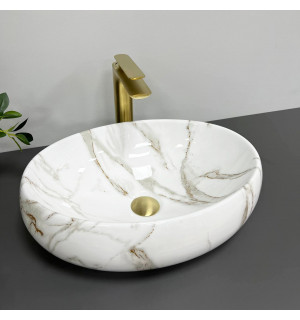 Умывальник VBI VENETO LAVA GLOSSY накладной VBI-012804 фото