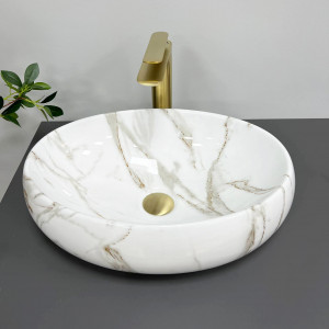 Умывальник VBI VENEZIA GRANIT GLOSSY накладной VBI-012404 фото