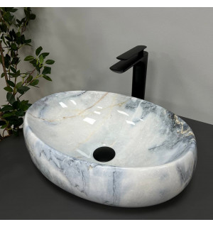 Умывальник VBI VENETO GRANIT GLOSSY накладной VBI-012806 фото