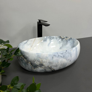 Умывальник VBI VENETO GRANIT GLOSSY накладной VBI-012806 фото