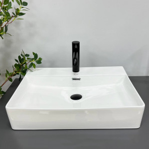 Умывальник VBI PALERMO S MARMO GLOSSY накладной VBI-012305 фото