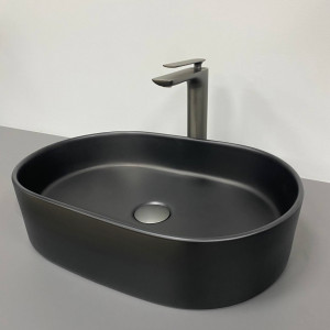 Умывальник VBI VICENZA DARK STONE GLOSSY накладной VBI-014800 фото