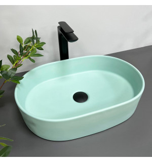 Умывальник VBI VERONA 50 TURKUS MATT накладной VBI-011318 фото