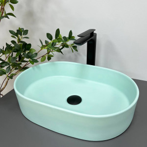 Умывальник VBI VERONA 50 TURKUS MATT накладной VBI-011318 фото