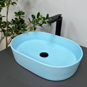 Умывальник VBI VERONA 50 BLUE MATT накладной VBI-011321 фото