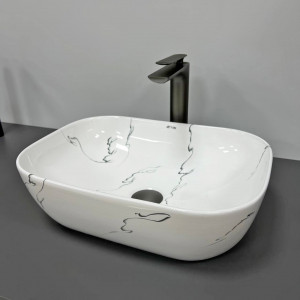 Умывальник VBI MODENA S BEIGE STONE MATT накладной VBI-012003 фото