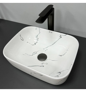 Умывальник VBI PALERMO S MARMO GLOSSY накладной VBI-012305 фото