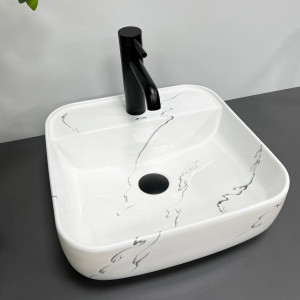 Умывальник VBI RAGUSA S MARMO GLOSSY накладной VBI-014502 фото