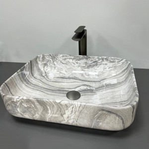 Умывальник VBI RAVENNA JASPER GLOSSY накладной VBI-011211 фото