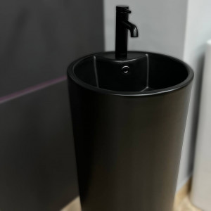 Умывальник VBI BOLONIA BLACK MATT напольный VBI-019003 фото