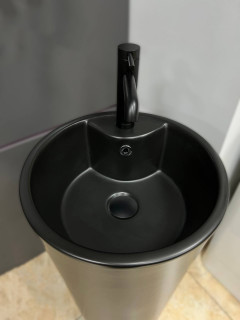 Умывальник VBI BOLONIA BLACK MATT напольный VBI-019003 фото