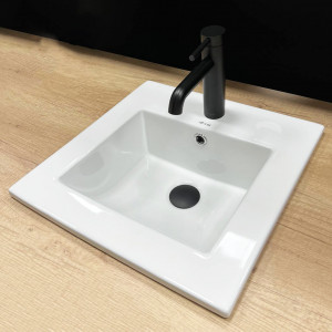 Умывальник VBI FERRARA 40 WHITE врезной VBI-018011 фото