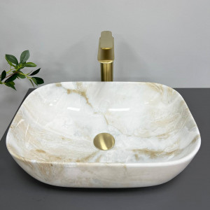 Умывальник VBI NORCIA WHITE накладной VBI-012606 фото