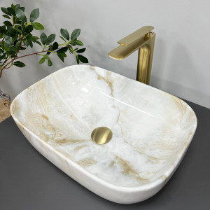 Умывальник VBI RAVENNA LABRADORITE GLOSSY накладной VBI-011212 фото