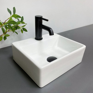 Умывальник VBI LATINA DARK MARMO MATT накладной VBI-013104 фото