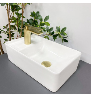 Умывальник VBI LECCO WHITE накладной VBI-015603 фото