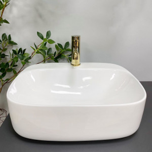 Умывальник VBI NARNI M WHITE накладной VBI-014900 фото