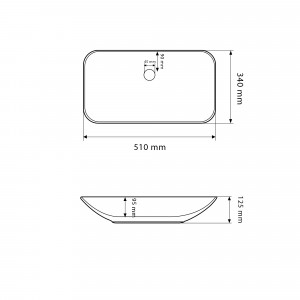 Умывальник VBI RAGUSA S MARMO GLOSSY накладной VBI-014502 фото