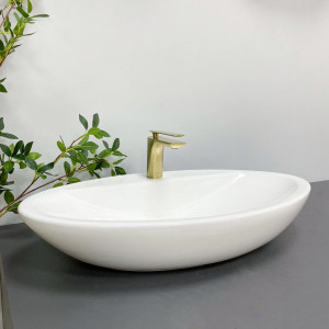 Умывальник VBI NARNI WHITE накладной VBI-014901 фото