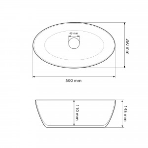 Умывальник VBI FERRARA 50 WHITE врезной VBI-018012 фото