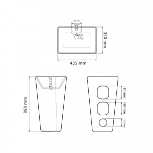 Умывальник VBI VERONA 50 BEIGE MATT накладной VBI-011305 фото
