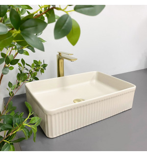 Умывальник VBI BRESCIA BEIGE MATT накладной VBI-013902 фото